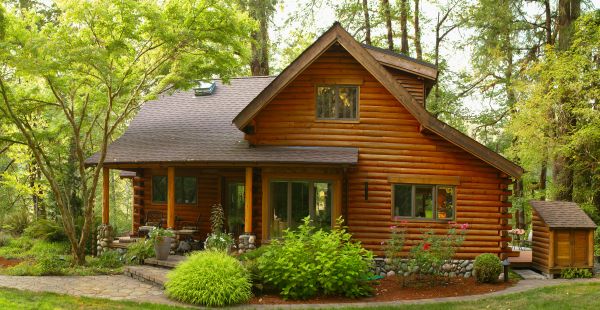 Log Home Exterior Cleaning in Gainesville