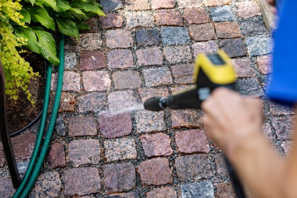 Paver Sidewalk Cleaning in Gainesville