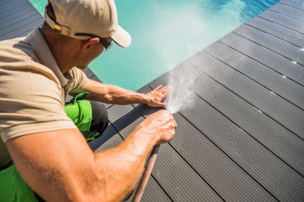 Pool Area Power Washing in Gainesville